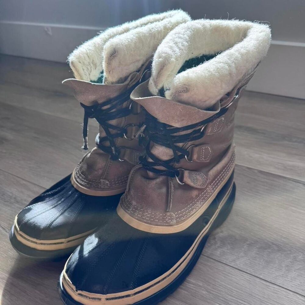 Sorel Men's Brown and Black Boots
